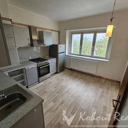 Rent this 4 bed apartment on Fabiánova 607/3 in 150 00 Prague, Czechia