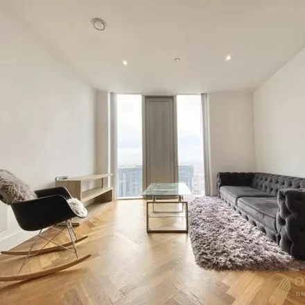 Rent this studio apartment on South Tower in Great Jackson Street, Manchester