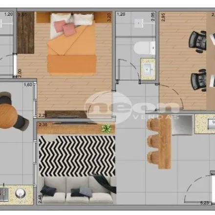 Buy this 2 bed apartment on Exclusiva Sex Shop in Avenida Brigadeiro Faria Lima 365, Centro
