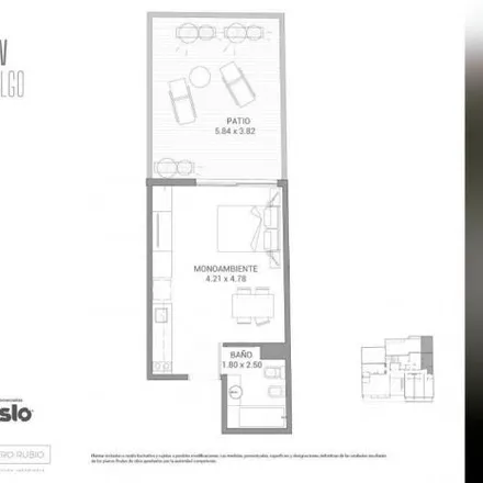 Buy this studio apartment on Hidalgo 758 in Caballito, C1405 BCK Buenos Aires