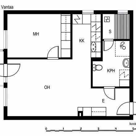 Rent this 2 bed apartment on Maanviljelijänkuja 2 in 01370 Vantaa, Finland