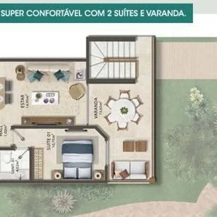 Buy this 2 bed apartment on Avenida Principal de Itacimirim in Monte Gordo, Camaçari - BA