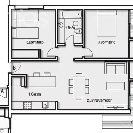 Buy this 2 bed apartment on Elías Alippi 8959 in Antártida Argentina, Rosario
