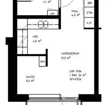Rent this 1 bed apartment on Bockholmsvägen in 931 62 Skellefteå, Sweden