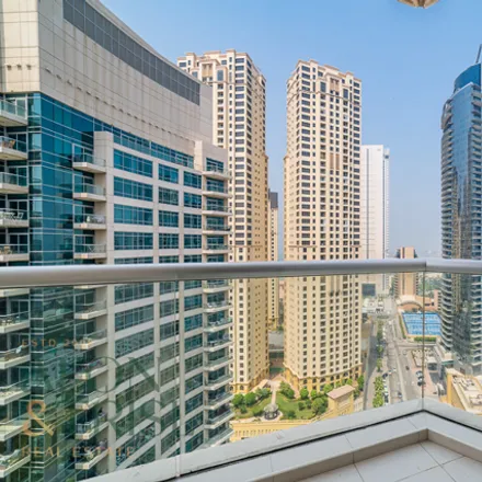 Rent this 1 bed apartment on Super Trim Gents Salon in King Salman bin Abdulaziz Al Saud Street, Dubai Marina