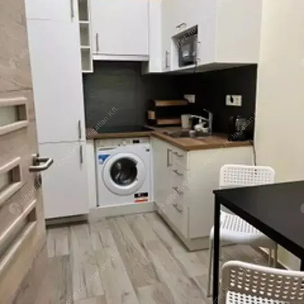 Rent this 1 bed apartment on Budapest in Karinthy Frigyes út 26, 1111