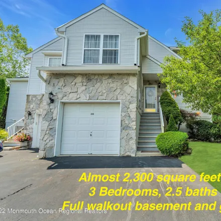 Buy this 3 bed townhouse on 246 Love Lane in Algers Mills, Wall Township