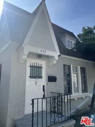 Rent this 1 bed townhouse on 581 North Orange Drive in Los Angeles, CA 90036