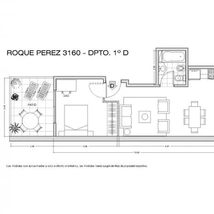 Buy this studio apartment on Roque Pérez 3160 in Coghlan, C1430 FBM Buenos Aires