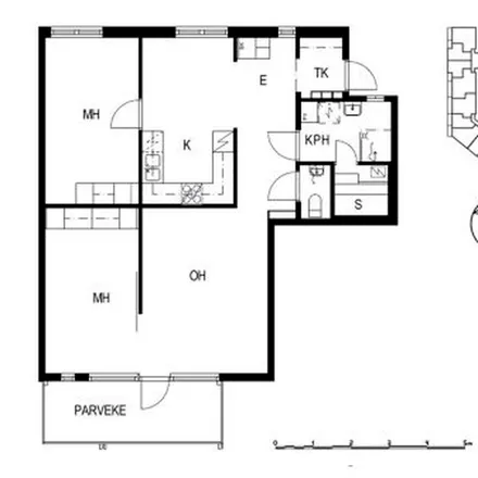 Rent this 3 bed apartment on Herttoniemi (M) in Hiihtomäentie, 00881 Helsinki