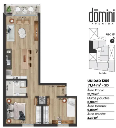 Image 1 - Avenida Italia 3271, 3271 A, 3271 BIS, 11600 Montevideo, Uruguay - Apartment for sale