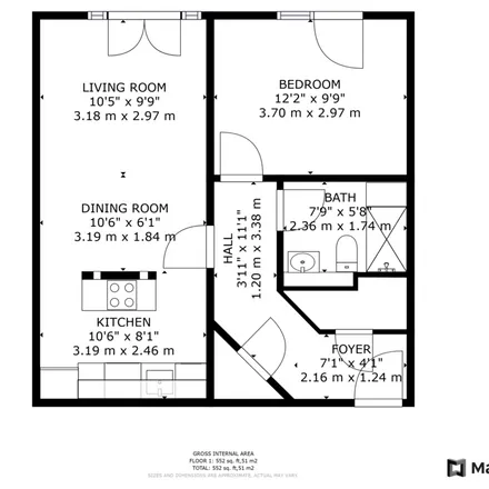 Image 8 - Vanguard, St John's Walk, Attwood Green, B5 4TH, United Kingdom - Apartment for rent