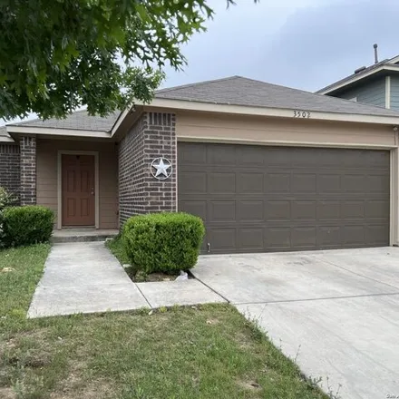 Rent this 3 bed house on Fisher Elementary School in 3430 Barrel Pass, Bexar County