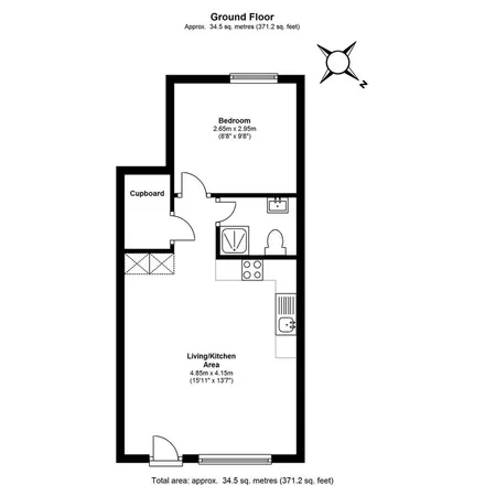 Image 4 - Sleaford Play Area, Sleaford Street, Cambridge, CB1 2PW, United Kingdom - Apartment for rent