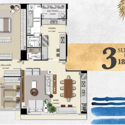 Buy this 3 bed apartment on Peg Pag Indaia in Rua L 15 119, Bairro Feliz