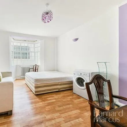 Rent this studio loft on Russell Court in Woburn Place, London