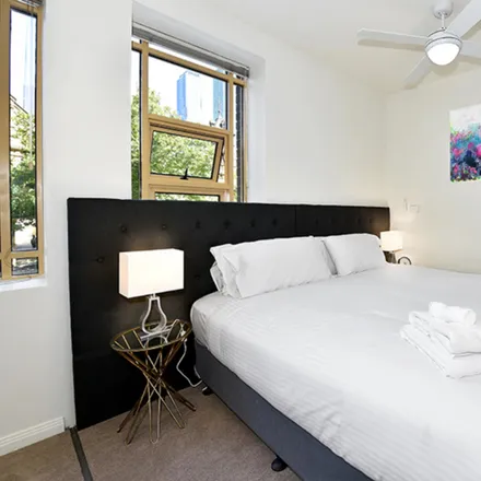 Rent this 1 bed apartment on Concept Blue Apartments in 68 La Trobe Street, Melbourne VIC 3000