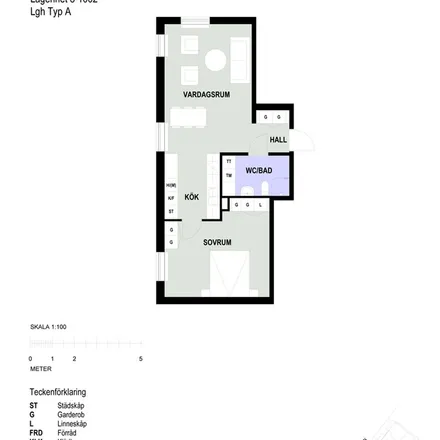 Rent this 2 bed apartment on Storsegelgatan in 723 56 Västerås, Sweden