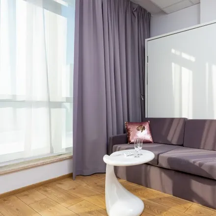 Rent this studio apartment on unnamed road in 02-342 Warsaw, Poland