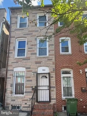 Rent this 3 bed house on 103 South Carey Street in Baltimore, MD 21223
