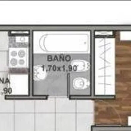 Buy this 1 bed apartment on Juan Bautista Alberdi 250 in Partido de La Matanza, B1704 EKI Ramos Mejía