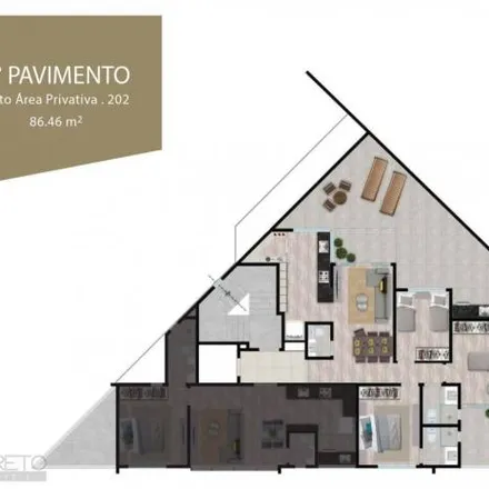 Buy this 3 bed apartment on Novos Horizontes 2 in Rua Alvarenga Peixoto, Santo Agostinho