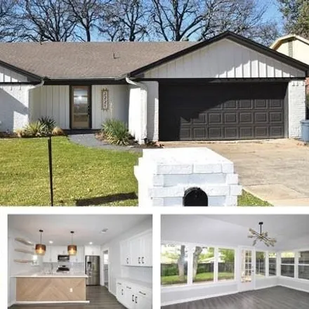 Rent this 4 bed house on 2223 Cambridge Drive in Hurst, TX 76054