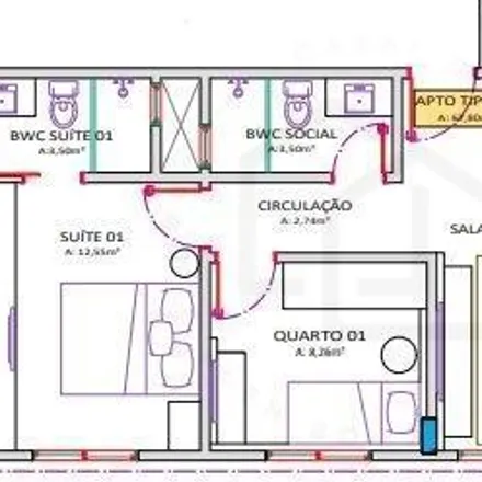 Buy this 2 bed apartment on Panvel in Rua Felipe Schmidt, Centro I
