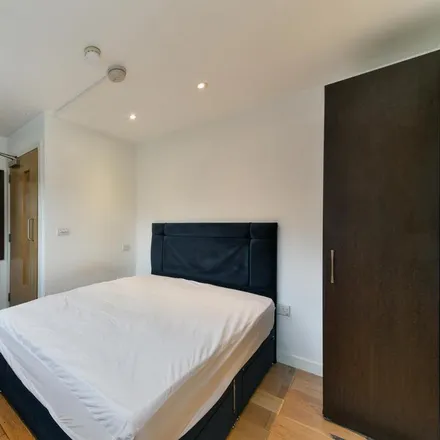 Rent this studio apartment on Bravo House in 24-31 Kilburn High Road, London