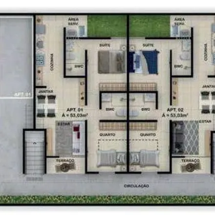Buy this 2 bed apartment on Avenida Pedro Alvares Cabral in Jardim Atlântico, Olinda - PE