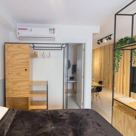 Rent this 1 bed apartment on Edifício Garagem Automatica das Bandeiras in Rua Álvaro de Carvalho 151, República