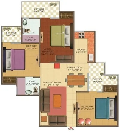 Buy this 3 bed apartment on  in Greater Noida, Uttar Pradesh