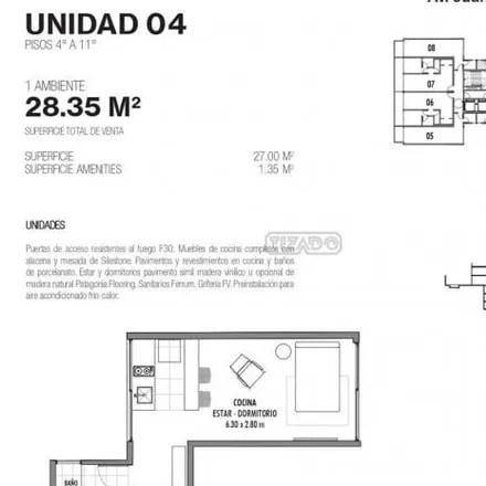 Buy this studio apartment on Avenida Juan Bautista Justo 829 in Palermo, C1425 FSC Buenos Aires
