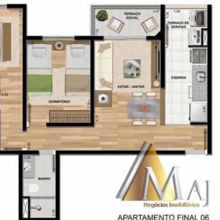 Buy this 2 bed apartment on Rua Novo Horizonte in Vila Municipal, Jundiaí - SP