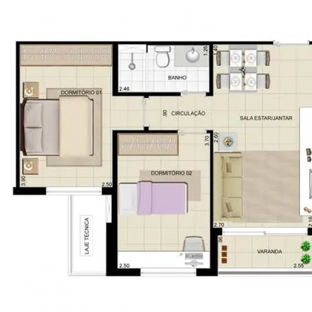 Buy this 2 bed apartment on Rua Raimundo de Castro in Ponta Negra, Manaus -