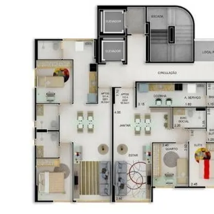 Buy this 2 bed apartment on Estrada do Arraial 3765 in Casa Amarela, Recife - PE
