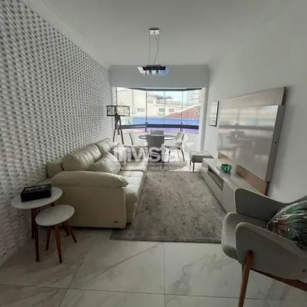 Rent this 4 bed apartment on Avenida General San Martin in Ponta da Praia, Santos - SP