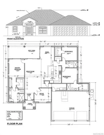 Image 1 - 546 East Dunbar Lane, Citrus County, FL 34442, USA - House for rent