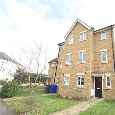 Rent this 3 bed townhouse on Conifer Close in Mildenhall, IP28 7SG