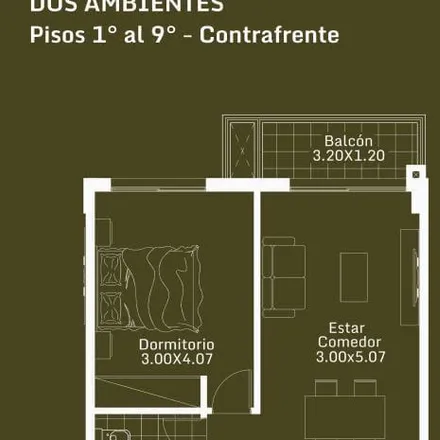 Buy this 1 bed apartment on 614 - Nuestra Señora de la Merced 4772 in Villa Alianza, 1678 Caseros