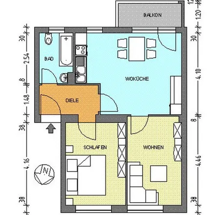 Rent this 3 bed apartment on Emmentaler Straße 5 in 13407 Berlin, Germany