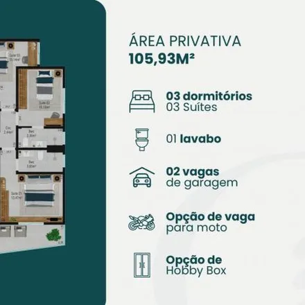 Buy this 3 bed apartment on Rua Gregório Philippi in Barreiros, São José - SC