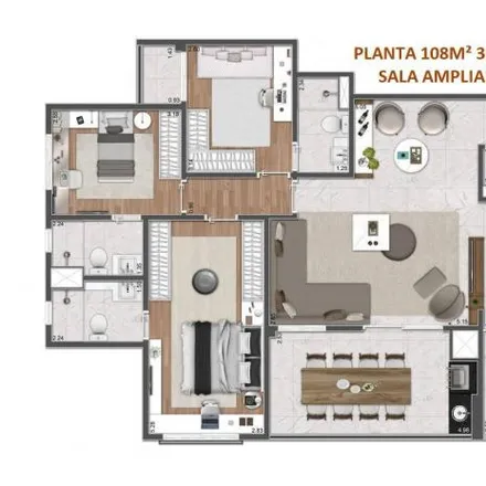 Buy this 4 bed apartment on Rua Carlos Gomes in Santo Amaro, São Paulo - SP