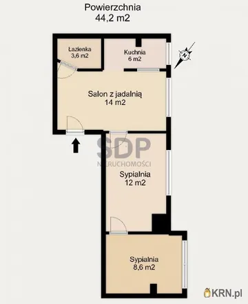 Buy this 3 bed apartment on Stefana Czarnieckiego 50 in 53-651 Wrocław, Poland