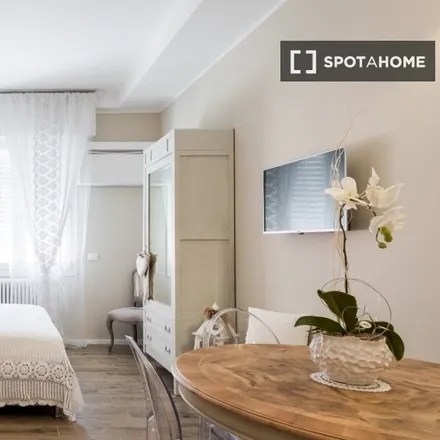 Rent this studio apartment on Via Giacomo Leopardi 4 in 40122 Bologna BO, Italy