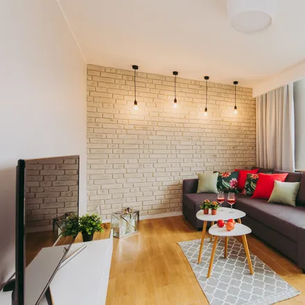 Rent this 1 bed apartment on Sienna 63 in 00-820 Warsaw, Poland