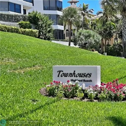 Rent this 2 bed condo on 2641 South Ocean Boulevard in Highland Beach, Palm Beach County