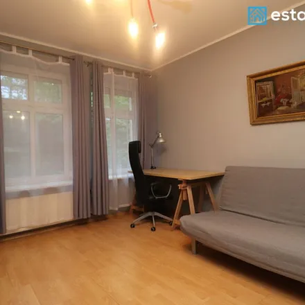 Rent this 1 bed apartment on Kalwaryjska 51 in 30-504 Krakow, Poland