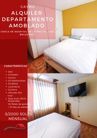 Image 3 - Avenida Bolognesi, Cayma, Cayma 04100, Peru - Apartment for rent