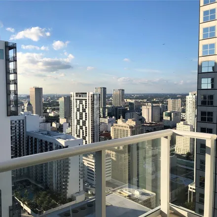 Rent this 1 bed condo on 300 South Biscayne Boulevard
